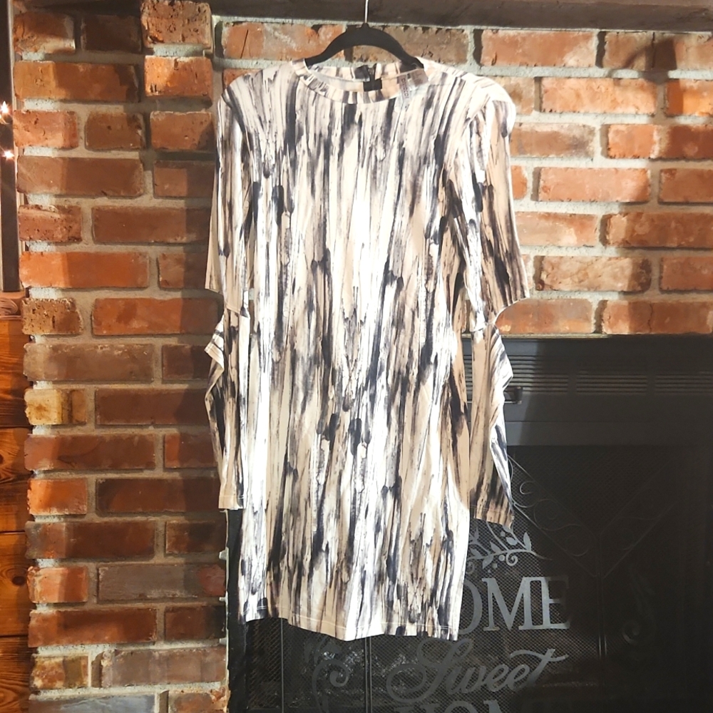 Black and white Divided dress